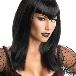 Rubies Costume Co. Inc Black Glitter Vampire Adult Wig