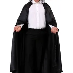 Fun Costumes Adult Black Vampire Cloak