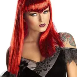 Rubies Costume Co. Inc Red Glitter Adult Vampire Wig