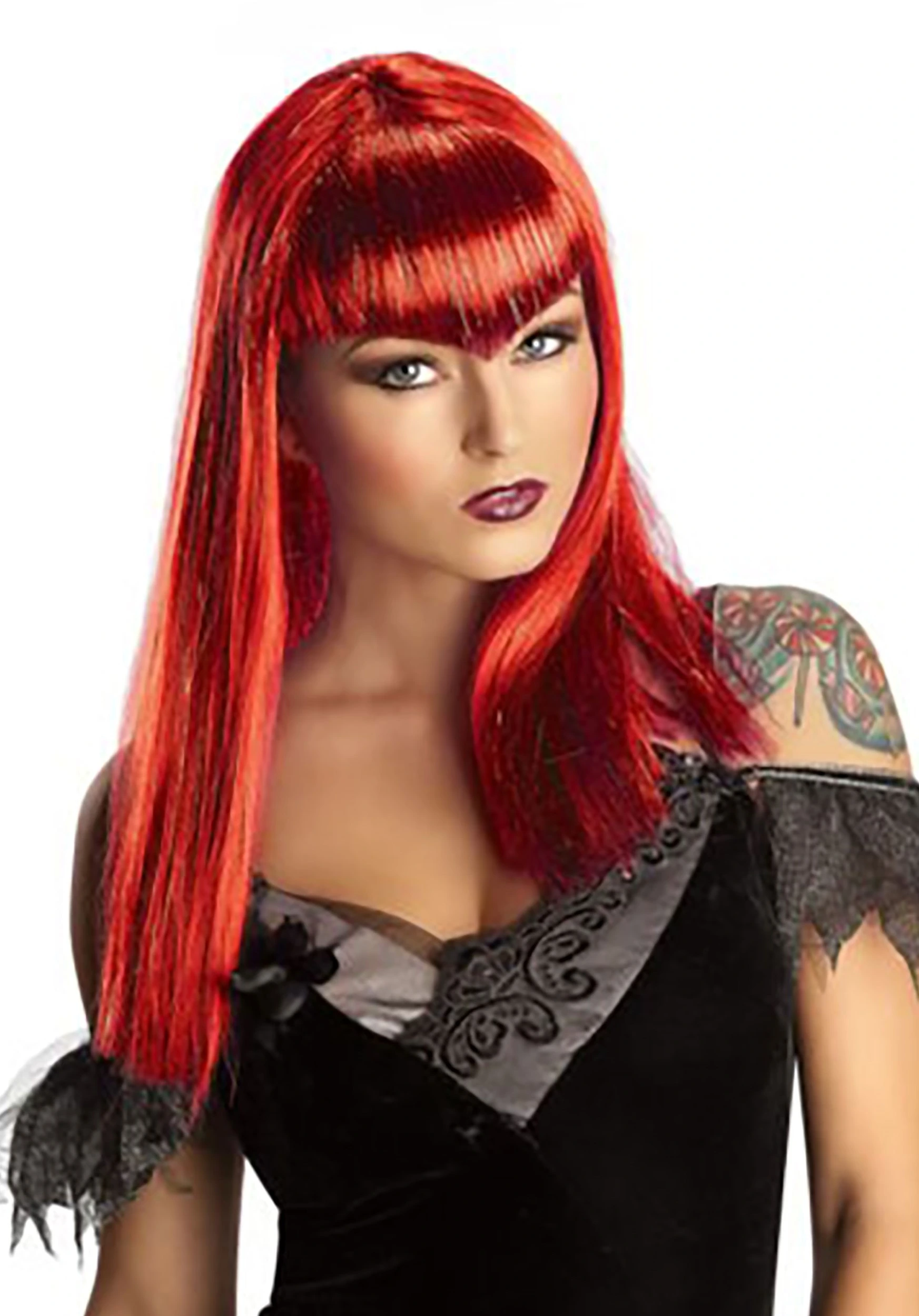 Rubies Costume Co. Inc Red Glitter Adult Vampire Wig 1 Rubies Costume Co. Inc Red Glitter Adult Vampire Wig