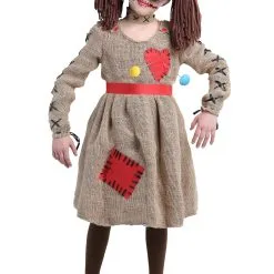 Fun Costumes Burlap Voodoo Doll Girls Costume