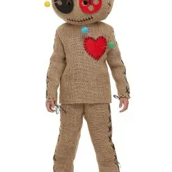 Fun Costumes Burlap Voodoo Doll Costume For Kids