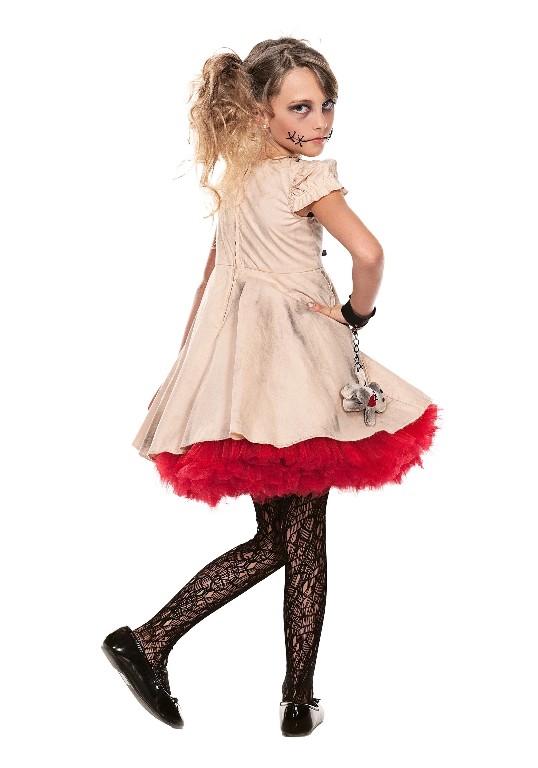 Seeing Red Voodoo Doll Girls Costume 2 Seeing Red Voodoo Doll Girls Costume - Image 2