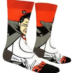 Odd Sox Dracula Crew Straight Socks For Adults -VooDoo Costumes shop dracula crew straight socks alt 4