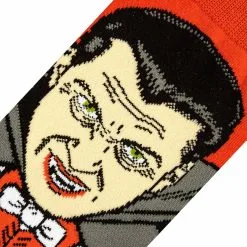 Odd Sox Dracula Crew Straight Socks For Adults -VooDoo Costumes shop dracula crew straight socks alt 5