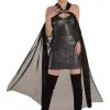 AMSCAN Women's Draped Gothic Cape Accessory