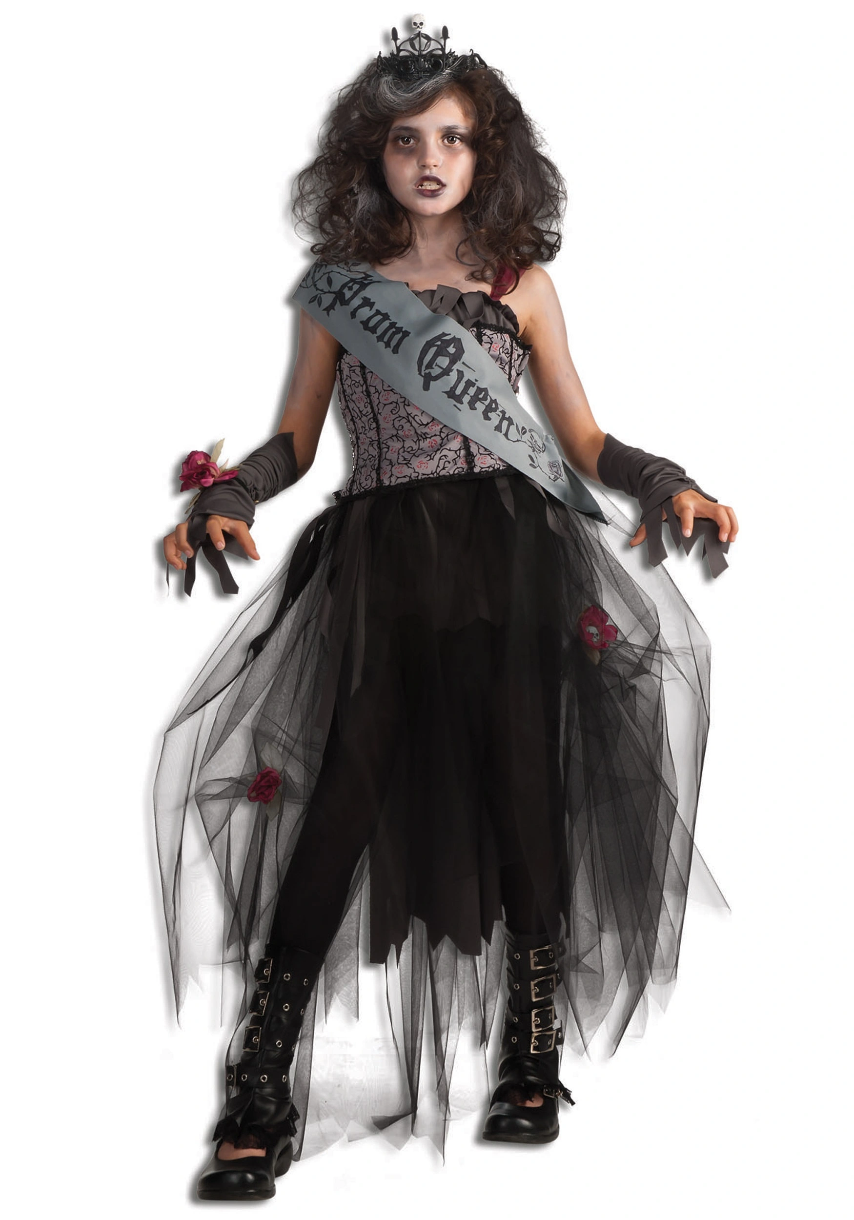 Rubies Costume Co. Inc Girls Goth Prom Queen Costume 1 Rubies Costume Co. Inc Girls Goth Prom Queen Costume