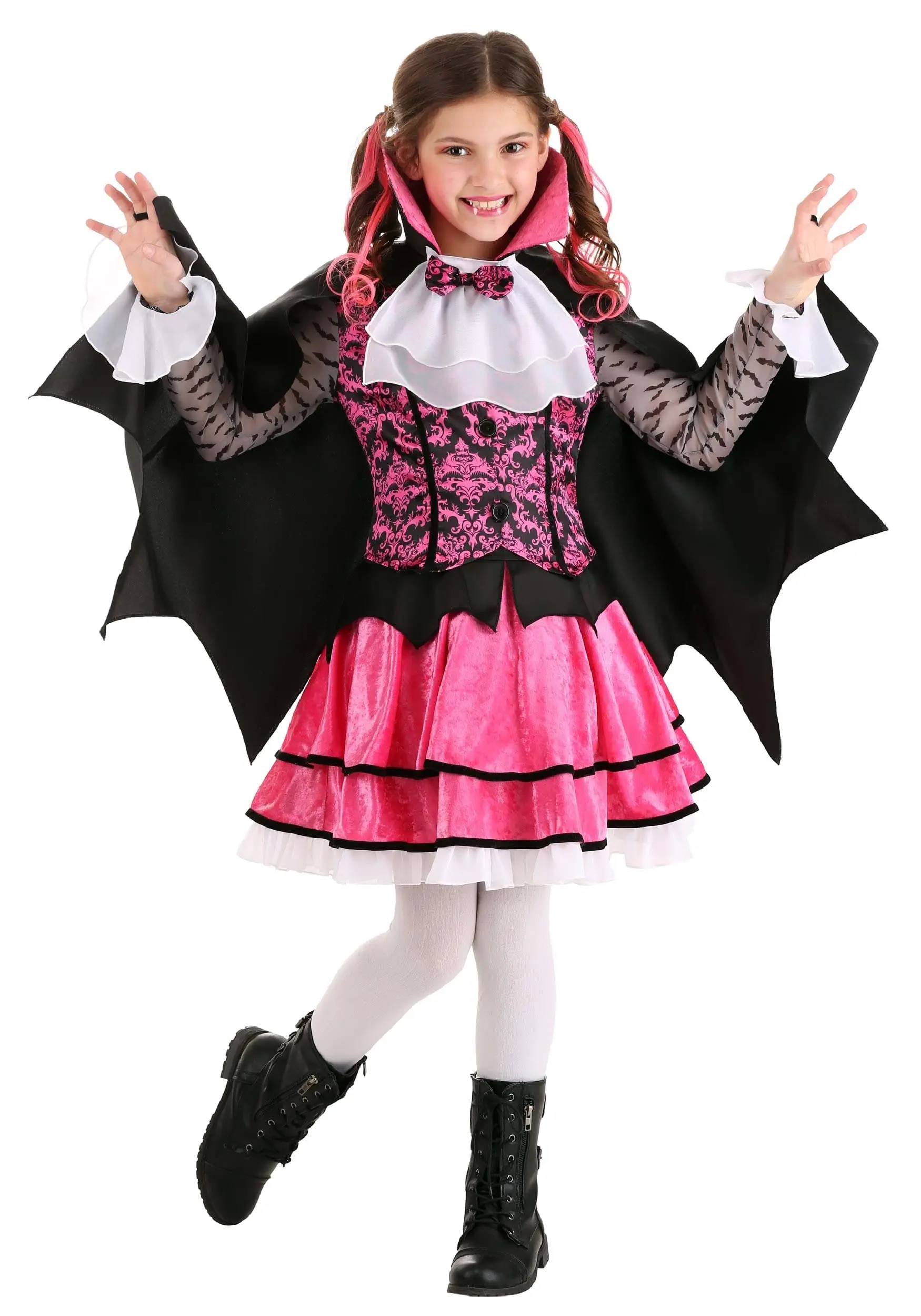 Topwell Creative Corp. Pink Vampire Costume For Girls 1 Topwell Creative Corp. Pink Vampire Costume For Girls