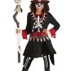 Fun Costumes Girl's Voodoo Skeleton Costume