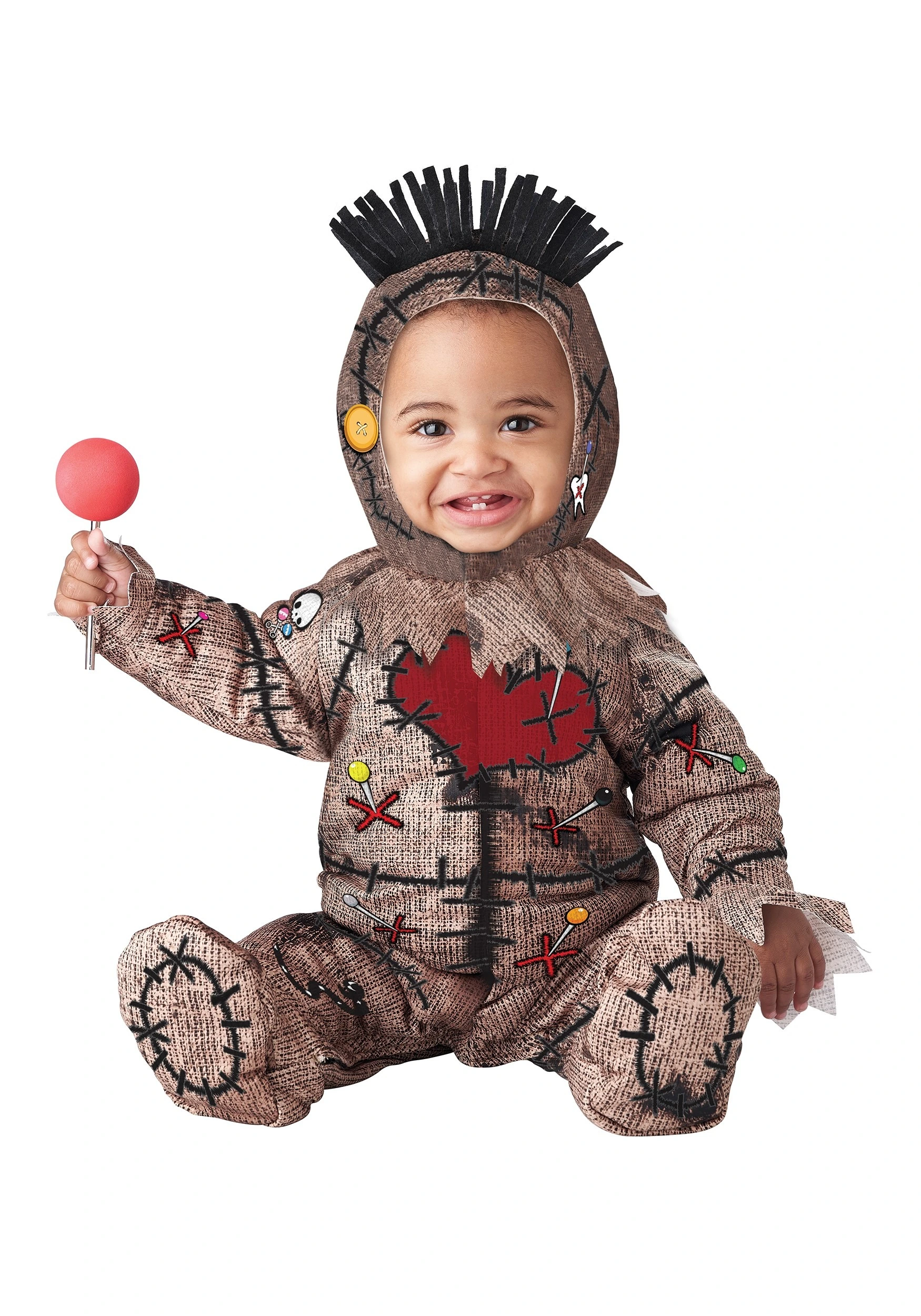 California Costume Collection Infant Voodoo Baby Doll Costume 1 California Costume Collection Infant Voodoo Baby Doll Costume