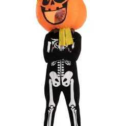 Joyin Inflatable Adult Pumpkin Bobblehead 6 Joyin Inflatable Adult Pumpkin Bobblehead -VooDoo Costumes shop inflatable pumpkin bobblehead alt 2
