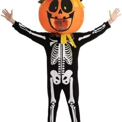 Joyin Inflatable Adult Pumpkin Bobblehead 7 Joyin Inflatable Adult Pumpkin Bobblehead -VooDoo Costumes shop inflatable pumpkin bobblehead alt 3