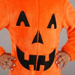 Savvy Garments Jack-o-Lantern Onesie Costume For Kids -VooDoo Costumes shop kids jack o lantern onesie costume alt 3