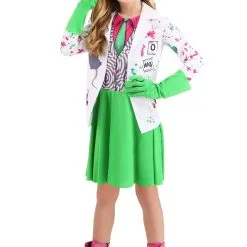 Jerry Leigh Mad Scientist Girl's Costume -VooDoo Costumes shop kids mad scientist costume alt 7