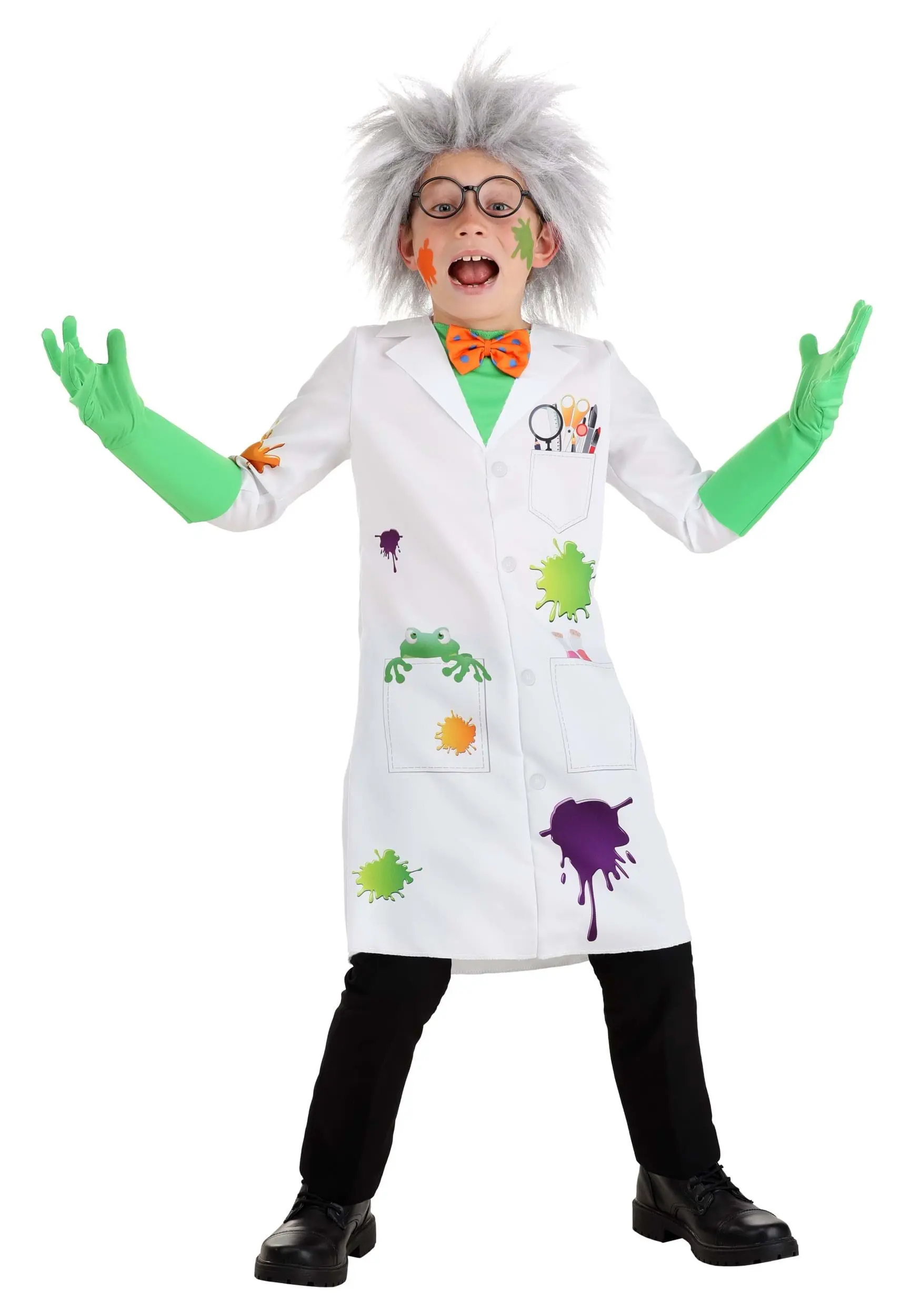 Seasons (HK) Ltd. Raving Mad Scientist Costume For Kids 1 Seasons (HK) Ltd. Raving Mad Scientist Costume For Kids