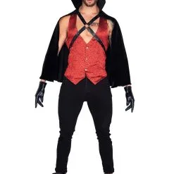 Roma Sexy Vampire Costume For Men 5 Roma Sexy Vampire Costume For Men -VooDoo Costumes shop mens sexy vampire costume alt 2