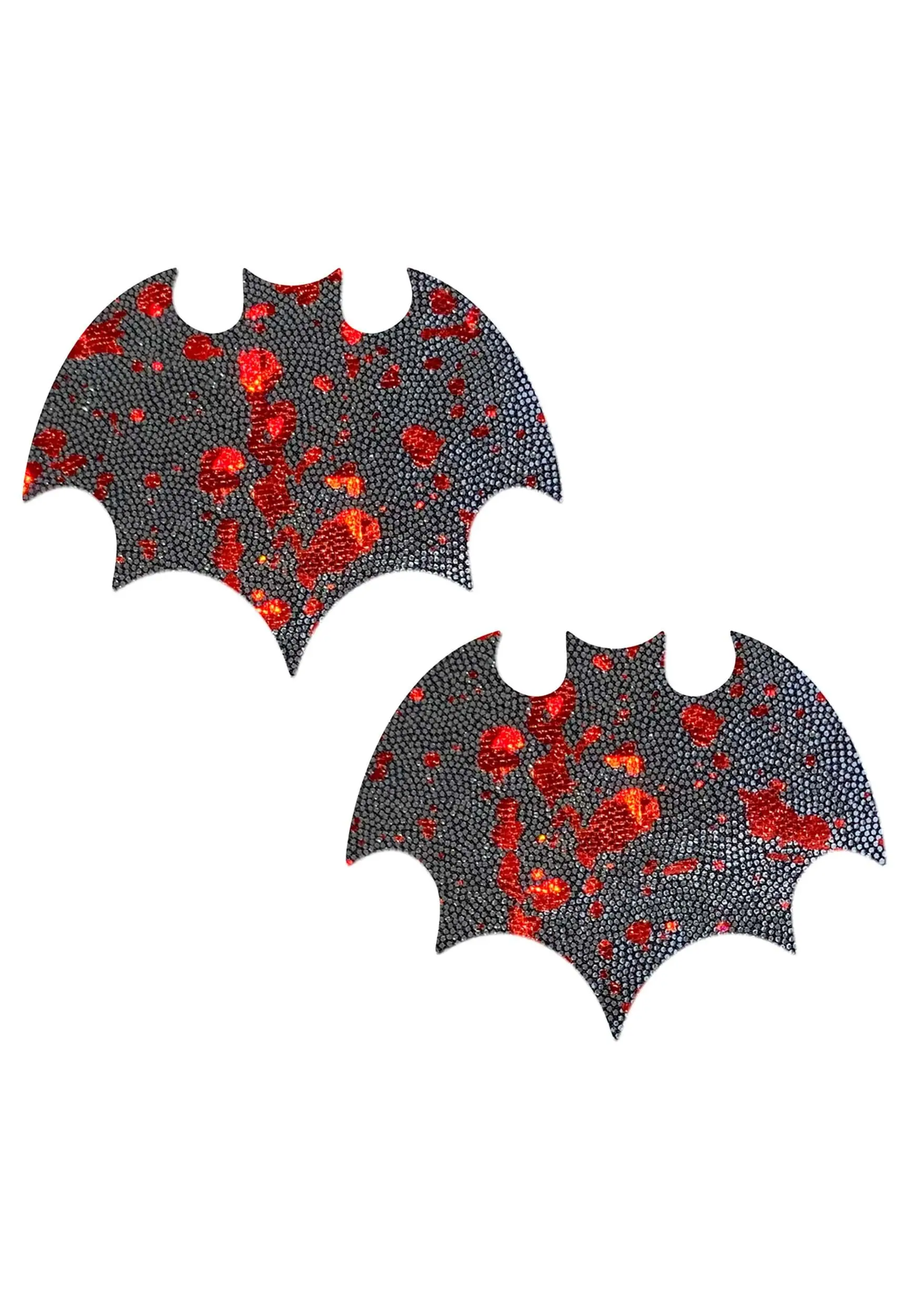 Pastease Adult Red Speckled Bat Pasties 1 Pastease Adult Red Speckled Bat Pasties