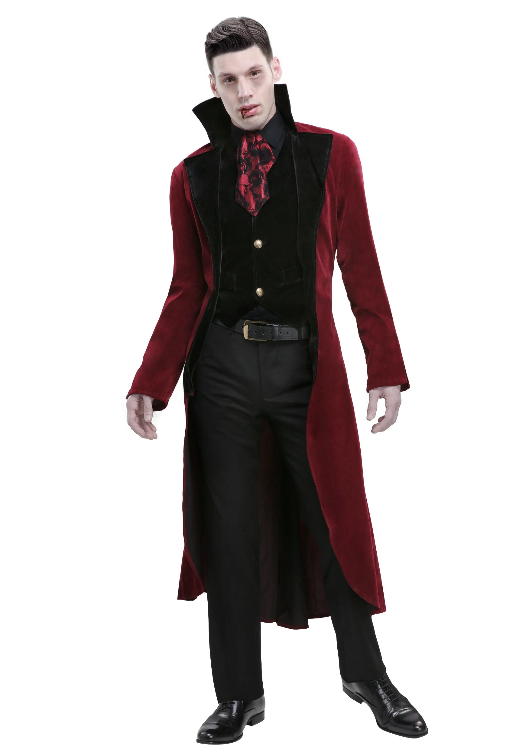 Fun Costumes Plus Size Men's Dreadful Vampire Costume 1 Fun Costumes Plus Size Men's Dreadful Vampire Costume