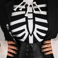 Fun Costumes Plus Size Ladies Voodoo Skeleton Costume 9 Fun Costumes Plus Size Ladies Voodoo Skeleton Costume -VooDoo Costumes shop plus size womens voodoo skeleton costume alt 2