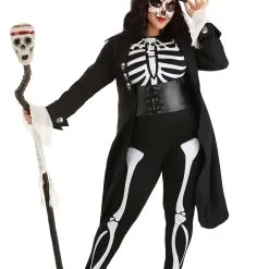 Fun Costumes Plus Size Ladies Voodoo Skeleton Costume