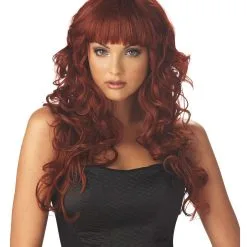 California Costume Collection Vixen Burgundy Wig