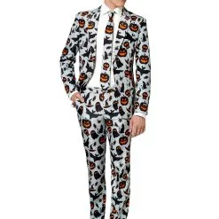 Opposuits Suitmeister Halloween Pumpkin Men's Suit
