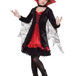 Fun World Vampire Web Costume For Girls