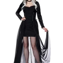 California Costume Collection Gothic Hooded Costume Dress For Women