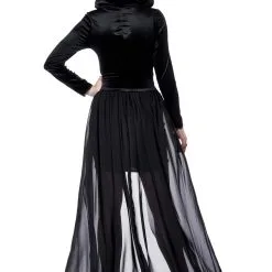 VooDoo Costumes shop -VooDoo Costumes shop womens gothic hooded dress costume alt 1