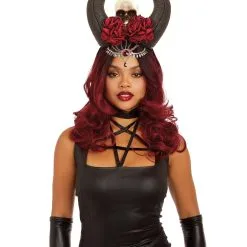Dreamgirl Horn & Skull Women's Headpiece