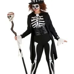 Fun Costumes Voodoo Skeleton Women's Costume -VooDoo Costumes shop womens voodoo skeleton costume alt 4
